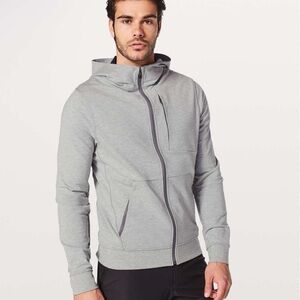 LULULEMON City Sweat Zip Hoodie Heather Light Grey XS